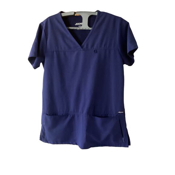 Jockey Scrub Top Zip Side Pockets Size S - Picture 2 of 6